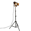 Industrial Bar Retro Tripod Black Floor Lamp