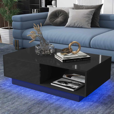 High Gloss RGB LED Coffee Table