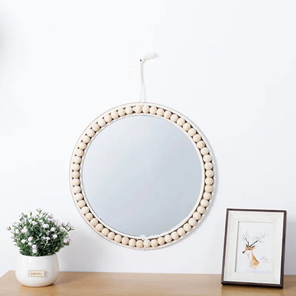 Creative Straw Rope Decorative Mirror