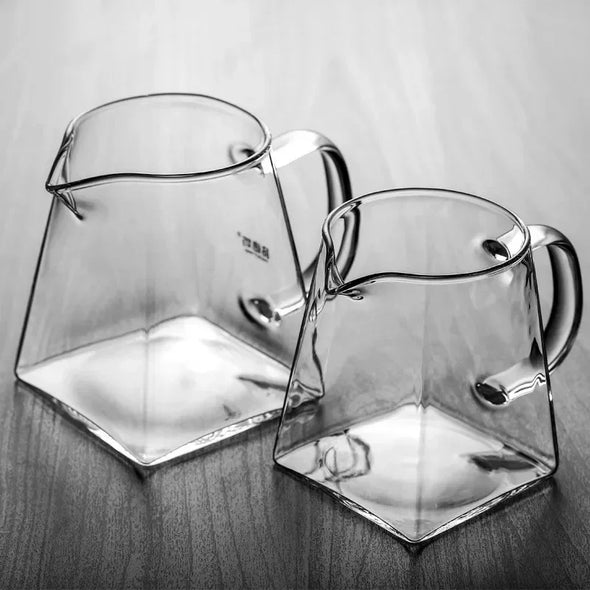 Heat-Resistant Clear Glass Tea Pitcher